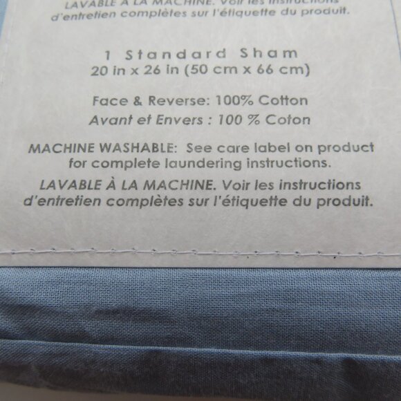 Twin Duvet Global Caravan Standard Sham Blue Floral Casual Cover 2 Piece Set Goa - Picture 9 of 12